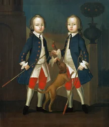 The Gosnall Twins: Master Thomas and Master John Gosnall of Bentley, c.1745